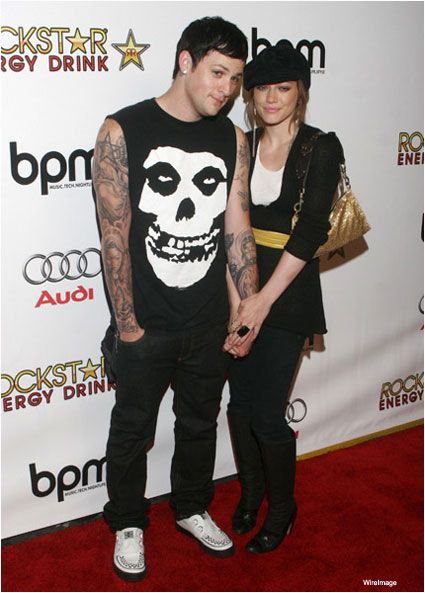 Joel Madden and Hilary Duff 