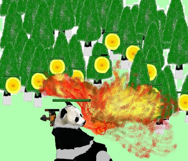 Panda Imba (photoshop + Paint)