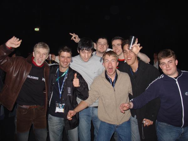 HoT, Bullet, ToD, Zeus, Me, Tak3r, Grubby, ViC @ ECG 2005